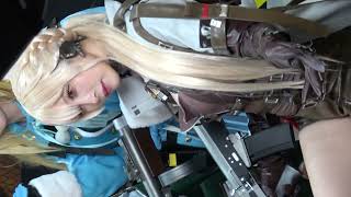 東京ゲームショウ2024 ドールズフロントライン2ブース グローザ：ねね コスプレコンパニオン4K