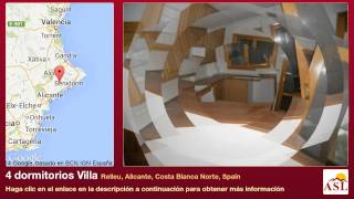 preview picture of video '4 dormitorios Villa se Vende en Relleu, Alicante, Costa Blanca Norte, Spain'