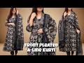 Cotton Front Pleated Kurti Cutting And Stitching Perfect For Summer