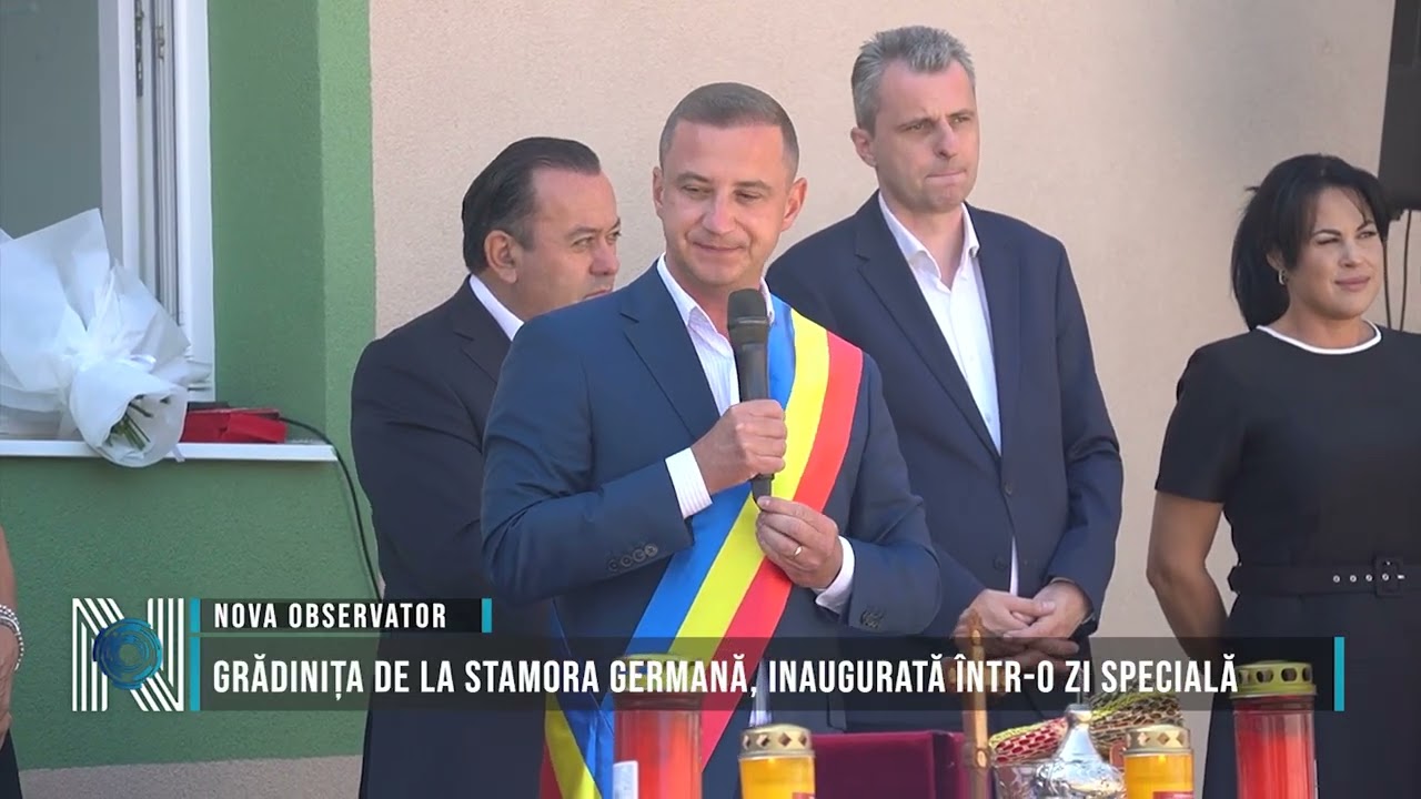 Grădinița de la Stamora Germană, inaugurată într-o zi specială