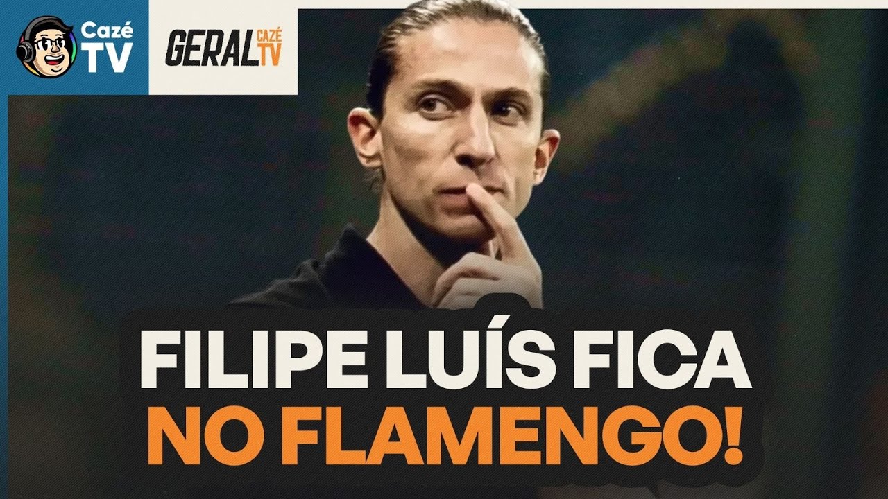 RENOVOU! FILIPE LUÍS FICA NO FLAMENGO! MERCADO DA BOLA AGITADO! | GERAL CAZÉTV