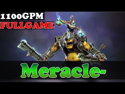 Dota 2 - Meracle 7300MMR Plays Alchemist - Full Game - Ranked Match Gameplay