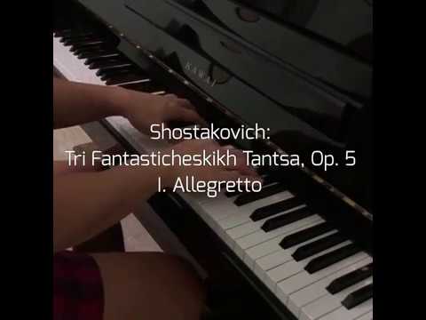 Shostakovich: Tri fantasticheskikh tantsa, Op. 5 - I: Allegretto