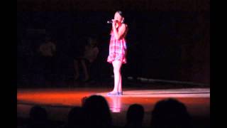 Mikayla Cowan singing the JaneDear Girls "Sing Along"