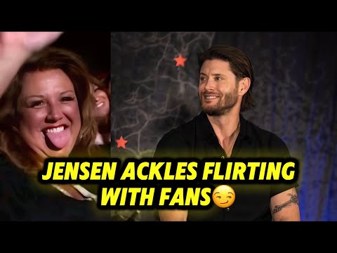 Jensen Ackles Flirting With Fans😏
