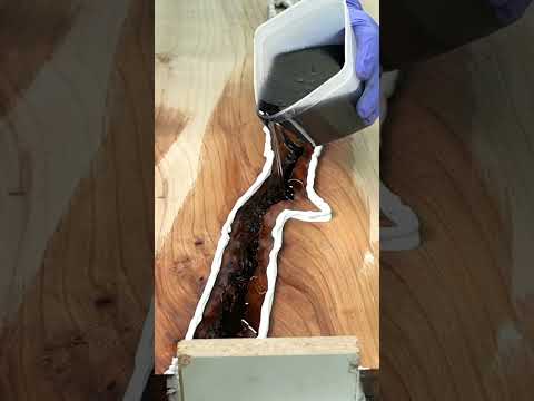 Tricky epoxy pour