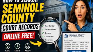 How to search Seminole County court records online free