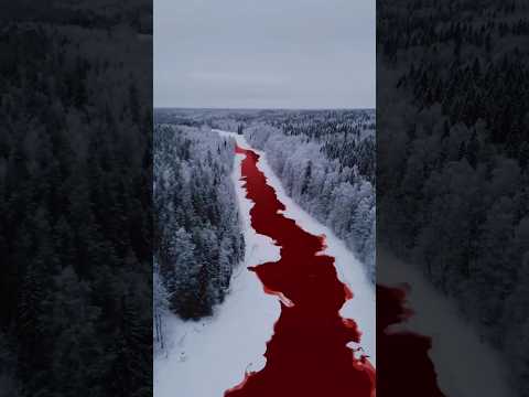 Blood River🤯😳, Russia#travel #destinations #explore #beautiful