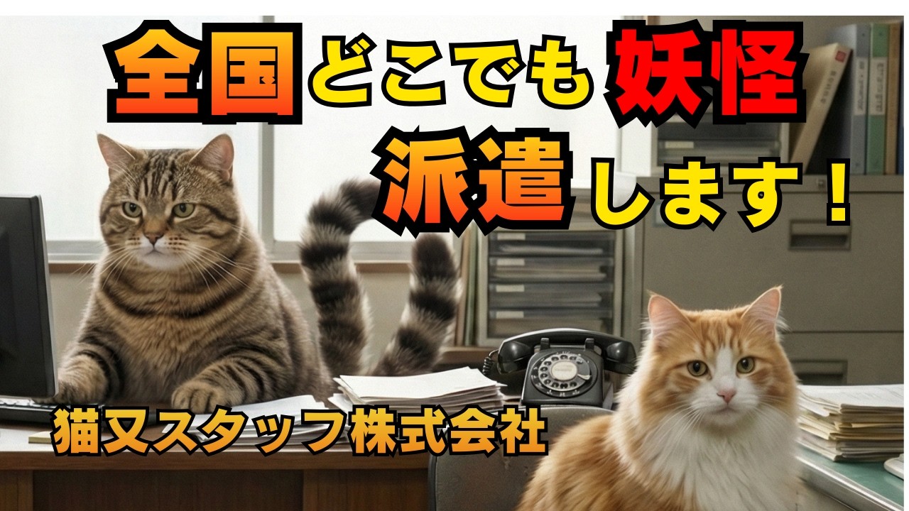【山岳救助編】全国どこでも”妖怪”派遣します！猫又スタッフ株式会社🐾