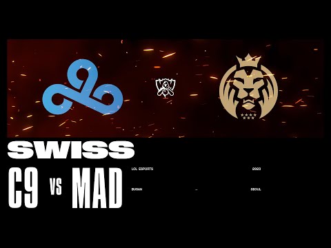 C9 vs. MAD - Game 1 | Swiss Stage | 2023 Worlds | Cloud9 vs MAD Lions (2023)