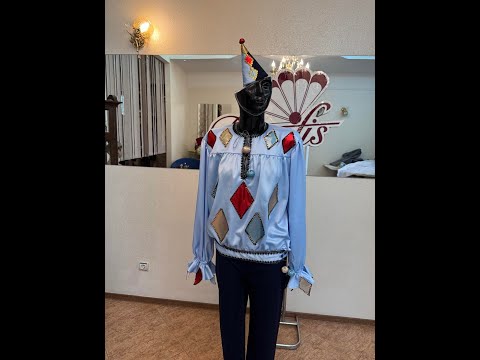 Ballet costume Doll Harlequin Nutcracker F 0034 - video 2