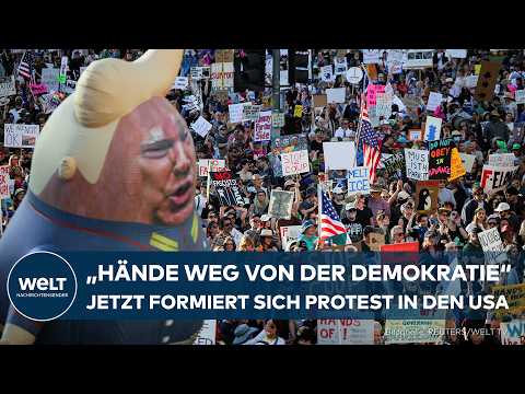 USA: WIDERSTAND GEGEN TRUMP - Amerikaner erwachen aus Schockstarre - Tausende Protestieren