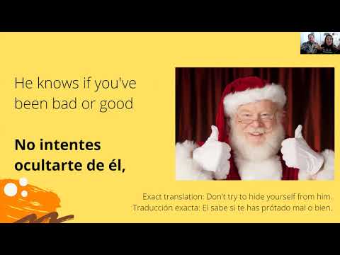 Aprende que Santa Claus llega a la ciudad en inglés - Santa Clause is Coming to Town