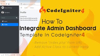 How to Integrate Admin Dashboard Template In Codei