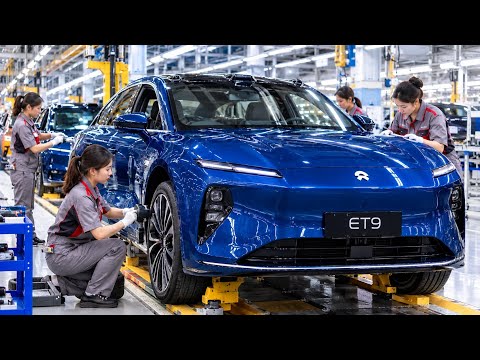 Thumbnail for Inside the NIO ET9 Factory | How China’s Ultra-Luxury Electric Sedan Is Made ⚡🚘 by Luxury car, VTEC, video, Car, Vehicle, Van, Robot, vide, video i