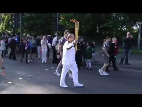 The Olympic Torch - The final HAND OVER in HULL