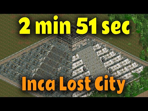 Beating Inca Lost City in 2m 51s - OpenRCT2 speedrun
