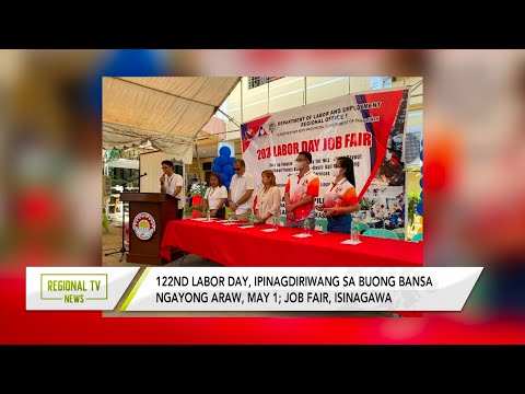 Regional TV News: Iba't ibang job fairs, isinagawa ngayong ika 122nd Labor Day