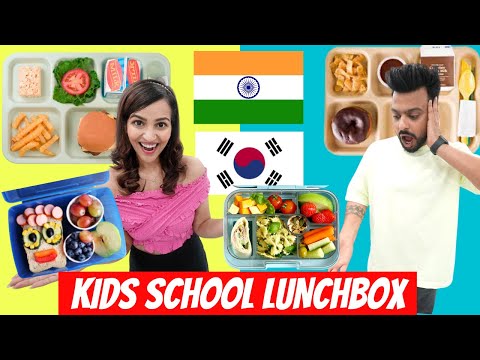 TRYING KIDS School LUNCH from Around the World *OMG* 😧
