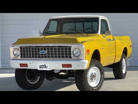 1972 Chevrolet K10 Pickup 4x4, 350ci Stock #1722