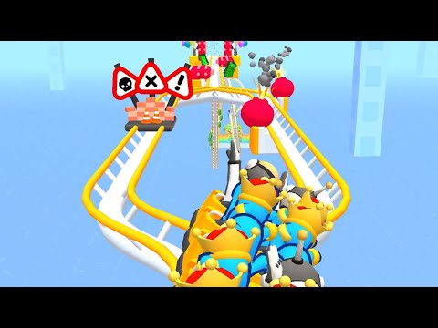 Runner Coaster - All Levels Gameplay