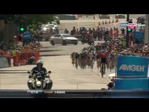 Eloy Teruel celebra antes de tiempo   Spaniard prematurely celebrates at Tour of California 2014