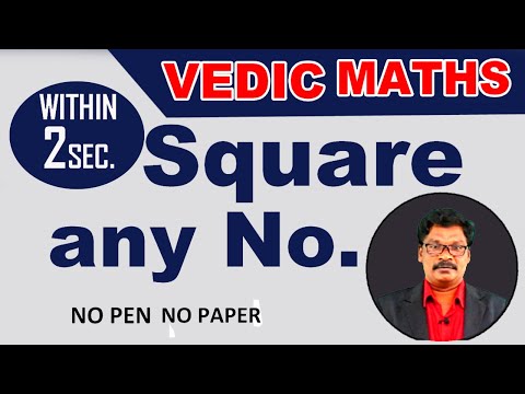 1-1000 SQUARE in 2 SECONDS| Super-Fast Square TRICK |Vedic Maths TRICKS |SHORTCUT