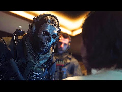 Ghost Works His Charms On A Woman Scene - Call of Duty Modern Warfare 3