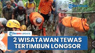 Tebing Setinggi 250 Meter di Curug Cileat Subang Longsor, 2 Wisatawan Tewas seusai Terseret