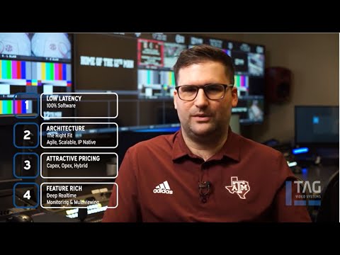 Texas A&M Case Study: Live Production in 100% Software and IP