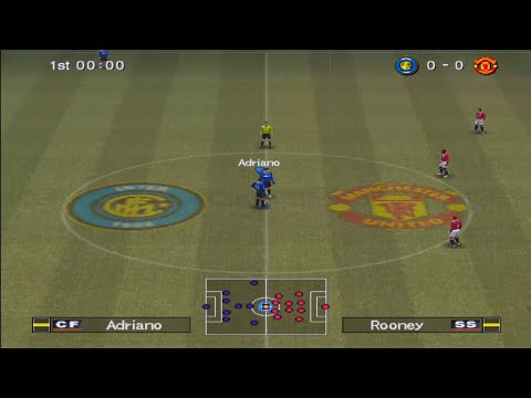 PES 6 - PC Gameplay HD [1080p60fps] | Inter Milan vs Man United