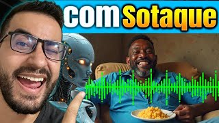 IA cria Narrações com sotaques e emoções 100% GRÁTIS