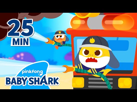 Baby Shark, What to Do in Case of a Fire? | +Compilation | Kids' Safety Songs | Baby Shark Official