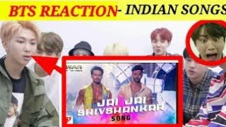 Bts Reaction To Bollywood Song  Jai Jai Shiva Shan