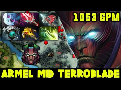 Tnc Armel Mid Terrorblade 1053 Gpm With Epic 1vs4 Rampage Dota 2