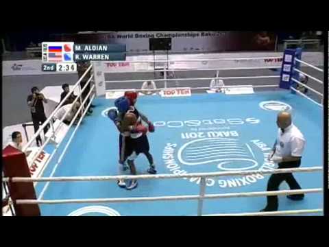 Fly (52kg) SF - Aloian Misha (RUS) VS Warren Raushee (USA) - 2011 AIBA World Champs