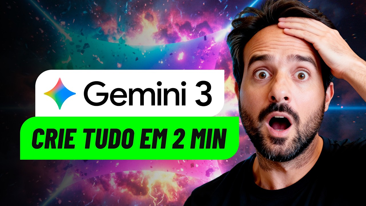 Criei um APP em 60 Segundos com o GEMINI 3 (Sem Programar)