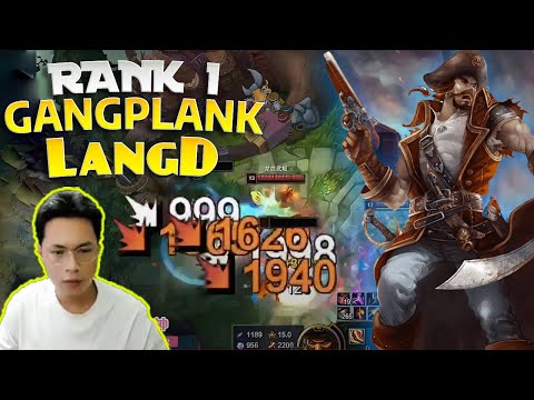 🔴 LangD Gangplank vs Wukong - LangD Rank 1 Gangplank Guide