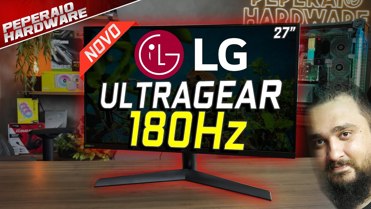 Review novo LG Ultragear 27GS60F-B IPS 180 Hz FHD: Um bom monitor, mas o antigo era... MELHOR?