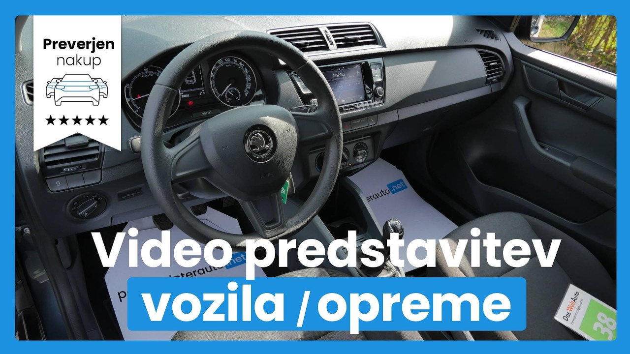 Škoda Fabia 1.0 Active - DAB - OGR.SEDEŽI