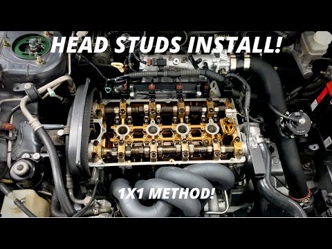Evo Build | Ep. 8 (How to install head studs on a evo 1x1 method!)