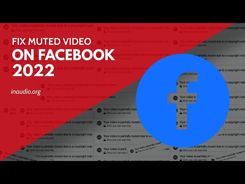 Your Video is Partially Muted / how to remove copyright claim on facebook