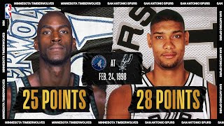 Kevin Garnett - Minnesota Timberwolves - Tim Duncan - San Antonio Spurs