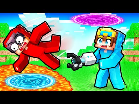 Saving My Friends Using Portals In Minecraft!