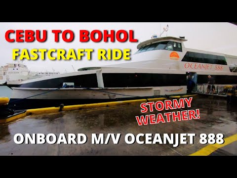 Cebu City to Tagbilaran City, Bohol via Oceanjet 888 Fastcraft | Stormy Weather | #BarkoVlog