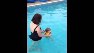 preview picture of video 'Swimming with grandma!'