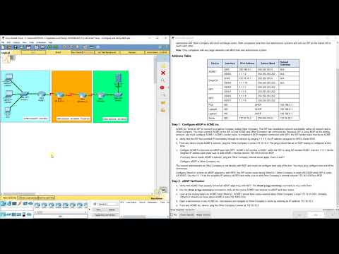 PKT 3.5.3.4 - Configuring and Verifying eBGP