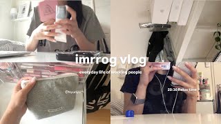 社会人の日常vlog🪷仕事終わりの夜の時間幸せ…🌃、What's in my pouch?