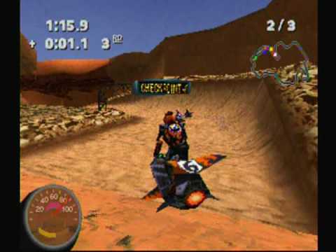 Jet Moto 2 - Slickrock Gorge - Master Difficulty