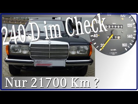Mercedes w123 240 D mit nur 21700 kilomtern im Check